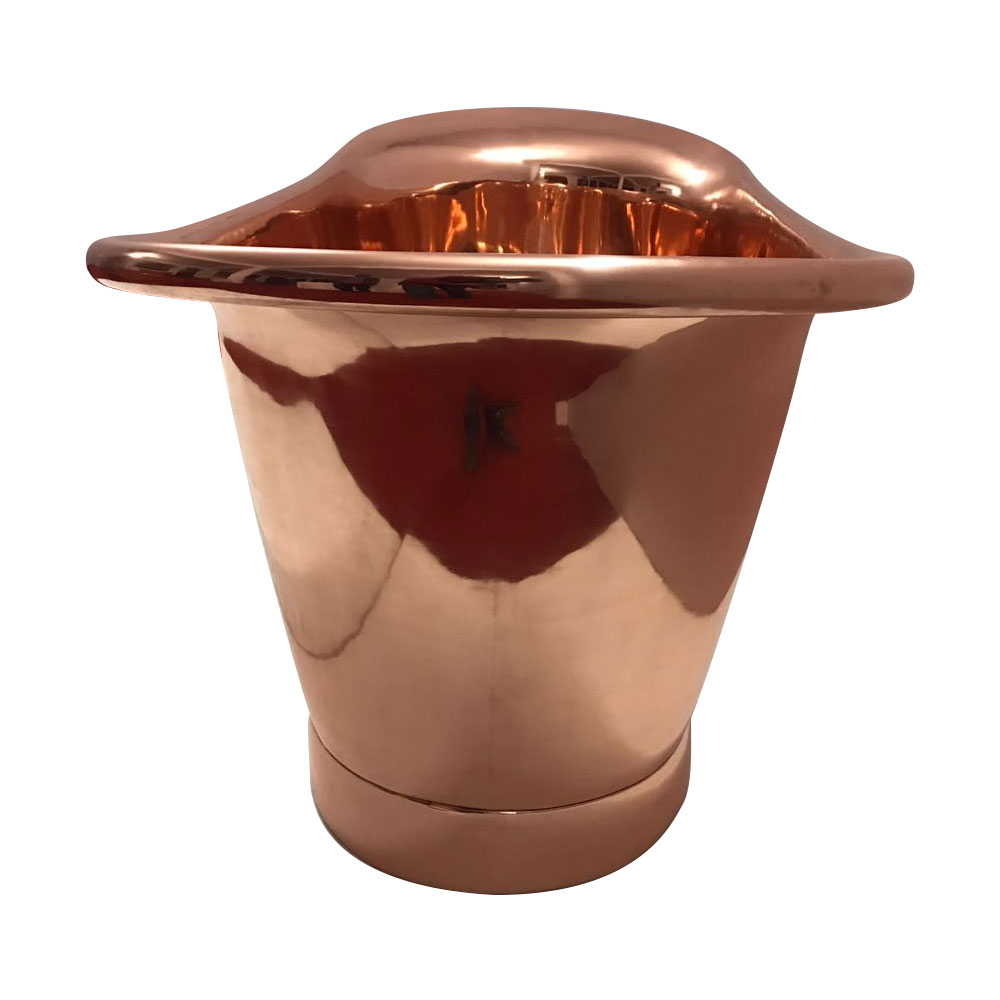Copper Tub Shiny Copper inside outside £2000+VAT Handmade Waste