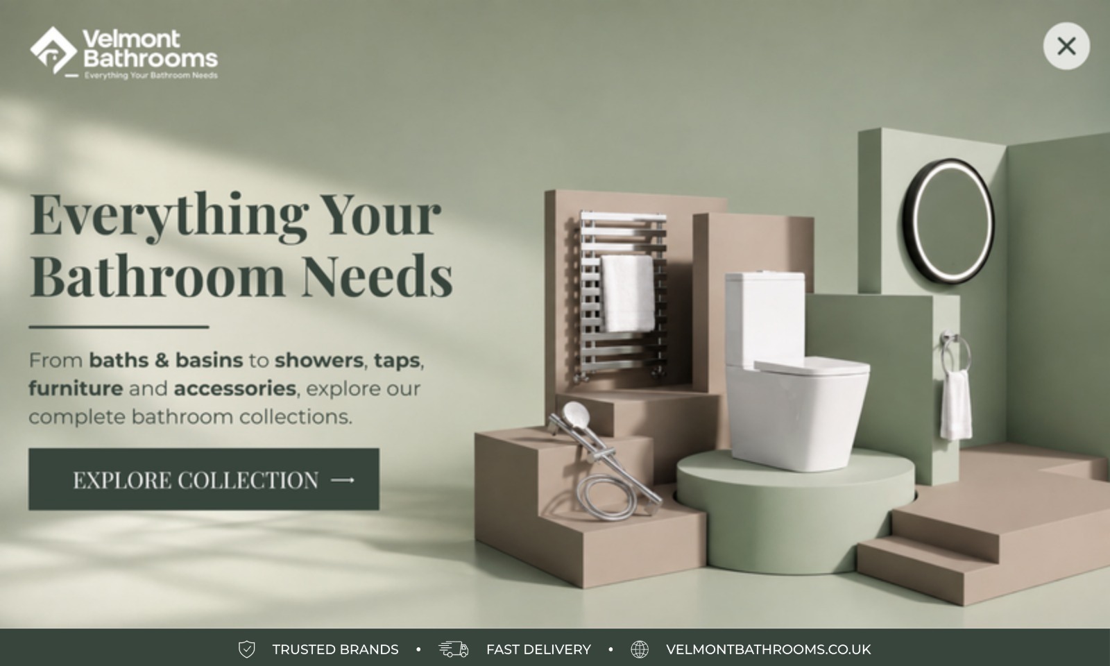 Velmont Bathrooms - Everything Your Bathroom Needs