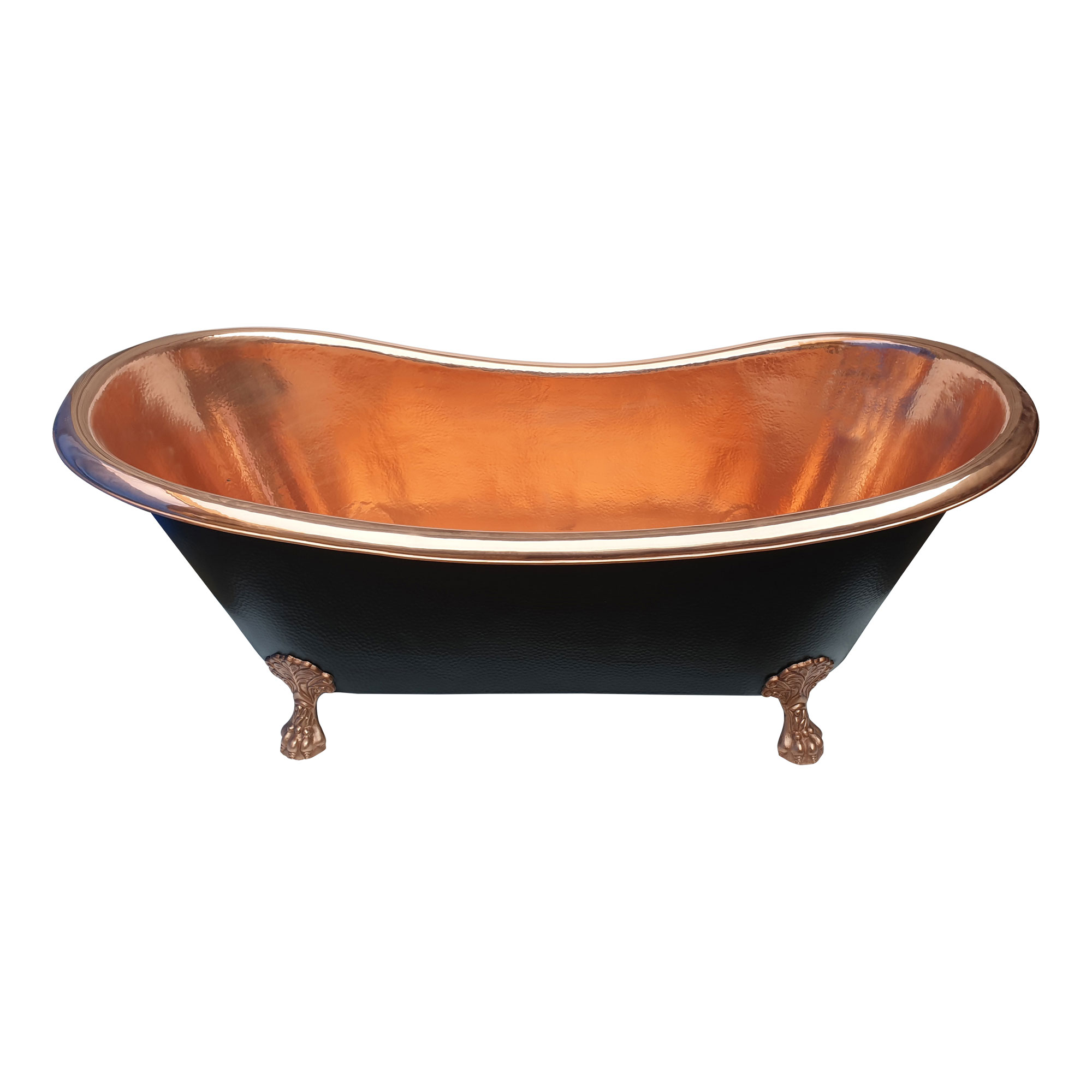 Hammered Clawfoot Copper Bathtub Coppersmith® Creations