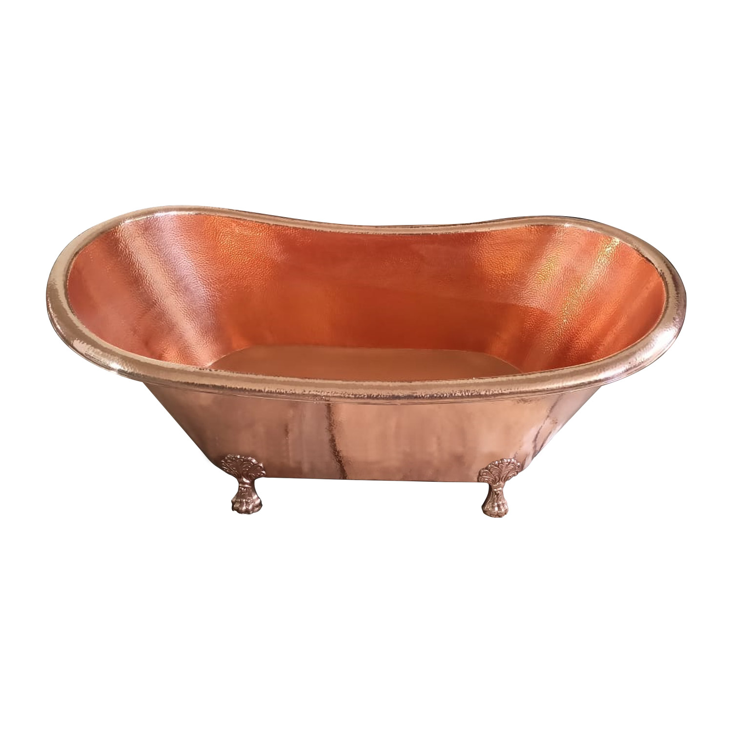 Hammered Clawfoot Copper Bathtub Coppersmith® Creations